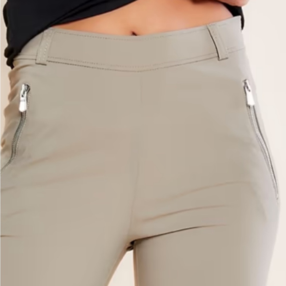 Anatomie High-Rise Skinny Pants in Light Beige